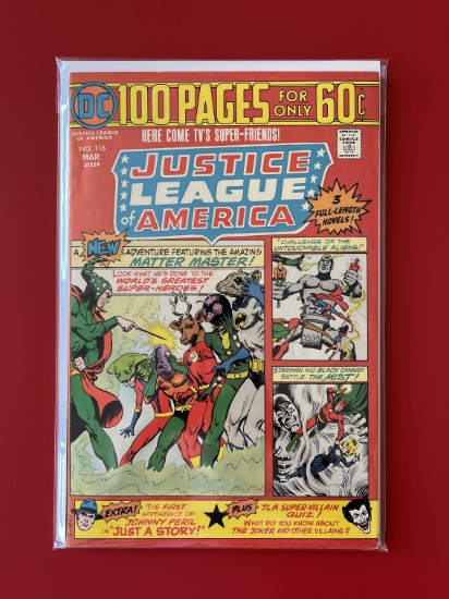 Justice League of America Comic #116 DC Comics Bronze Age KEY