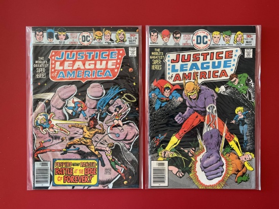 2 Issues Justice League of America Comic #130 & #134 DC Comics Bronze Age
