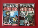 2 Issues Secrets of Sinister House #17 & #18 DC Comics Bronze Age