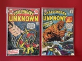 2 Issues Challengers of the Unknown Comic #51 & #78 DC Comics Bronze Age Comics
