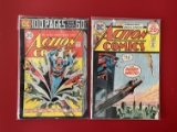 2 Issues Action Comics #436 & #437 DC Comics Bronze Age