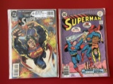 2 Issues Superman Comic #306 & The Adventures of Superman #39 DC Comics