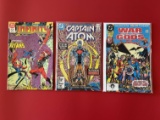 3 Issues Captain Atom #1 War of the Gods #1 & Infinity Inc #45 KEYS DC Comics
