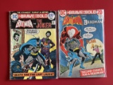 2 Issues The Brave and the Bold Comic #104 & #111 DC Comic Bronze Age Comics