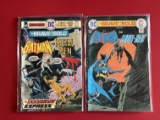 2 Issues The Brave and the Bold Comic #119 & #121 DC Comic Bronze Age Comics