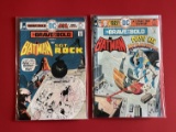 2 Issues The Brave and the Bold Comic #123 & #124 DC Comic Bronze Age Comics