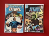 2 Issues The New Teen Titans Comic #51 & #54 DC Comics