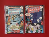 2 Issues Justice League of America Comic #117 & #118 DC Comics Bronze Age