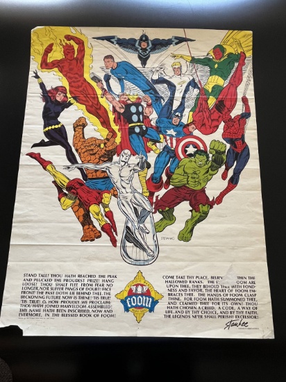 1973 Marvel FOOM Membership Poster
