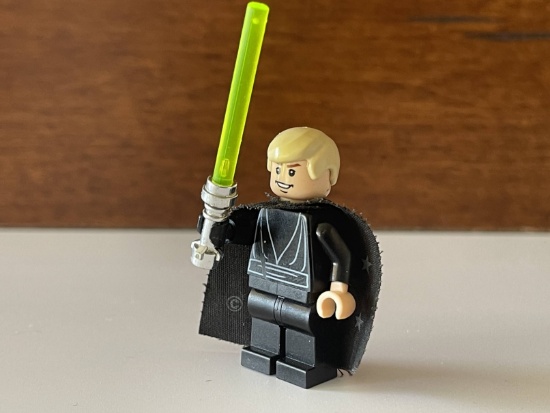 Star Wars Lego Luke Skywalker Minifigure Return of the Jedi With Lightsaber