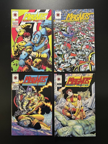 4 Valiant Comics MAGNUS ROBOT FIGHTER #26, #28, #29 and #30
