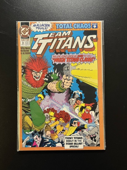 Team Titans Comic #3 DC Comics KEY 1992 1st Full Appearance of Battalion