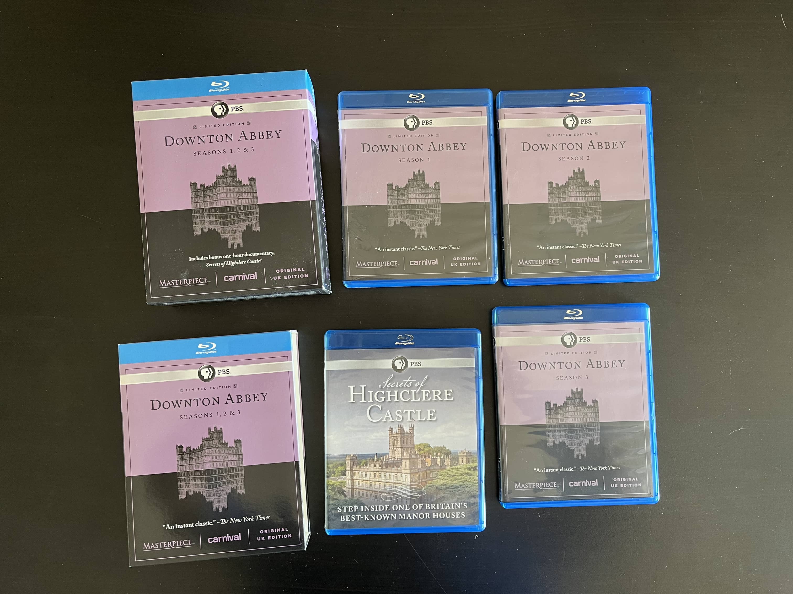 Like NEW Downton Abbey Season 1 2 & 3 Blu-ray Set | Proxibid