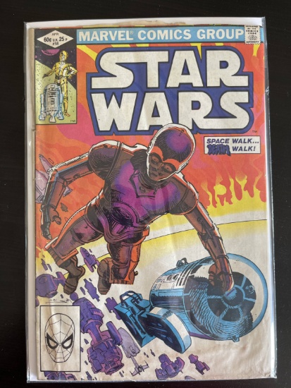 STar Wars Comic #58 Marvel 1982 Bronze Age 60 Cents C3PO R2-D2 Walt Simonson