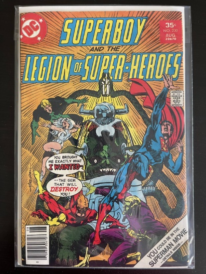 Superboy Comic #230 DC 1977 Bronze Age Legion of Super-Heroes