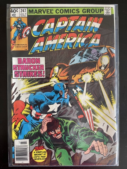 Captain America Comic #247 Marvel 1980 Bronze Age