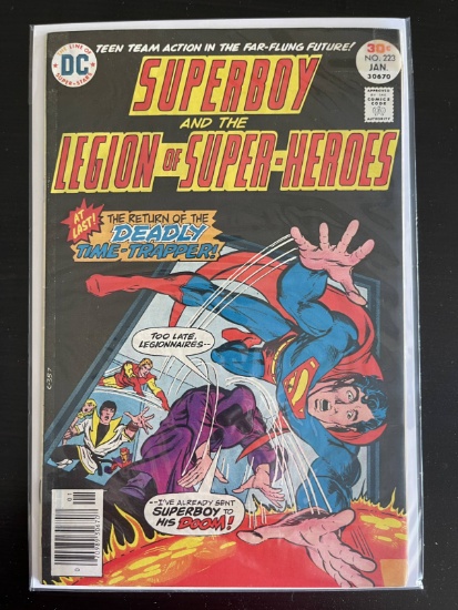 Superboy Comic #223 DC 1977 Bronze Age Legion of Super-Heroes