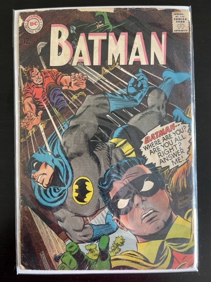 Batman Comic #196 DC 1967 Silver Age