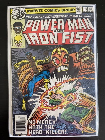 Powerman and Ironfist Comic #53 Marvel 1978 Bronze Age