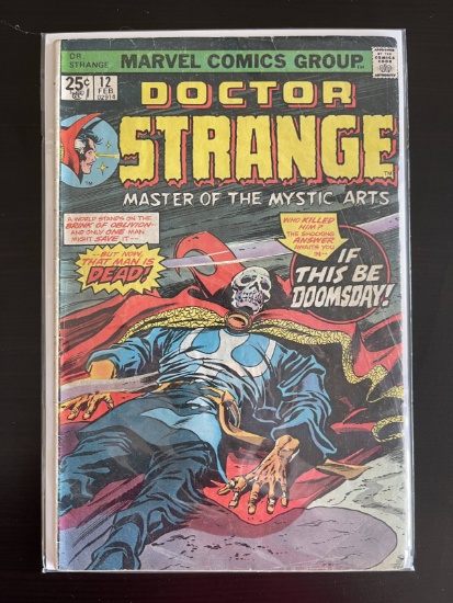 Doctor Strange Comic #12 Marvel 1976 Bronze Age 25 Cents