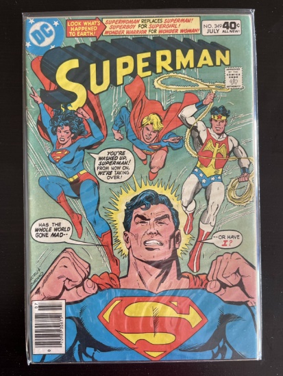 Superman Comic #349 DC 1980 Bronze Age