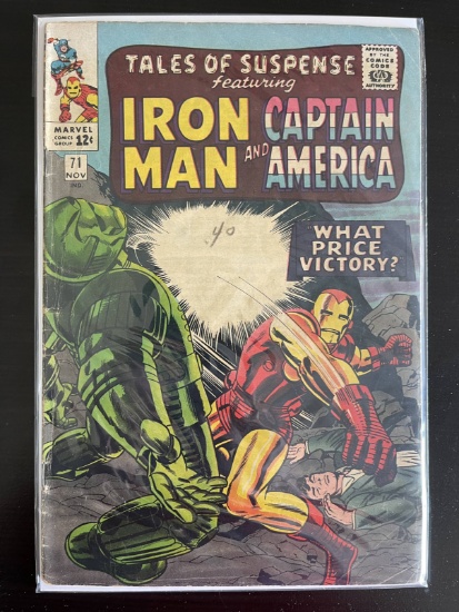 Tales of Suspense Comic #71 Marvel 1965 Silver Age Iron Man and Captain America