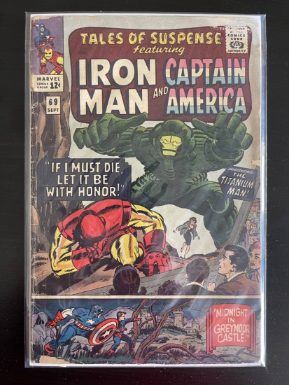 Tales of Suspense Comic #69 Marvel 1965 Silver Age Iron Man and Captain America Key 1st Appearance o