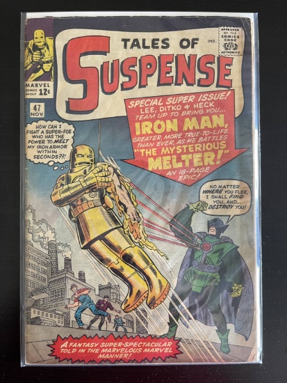 Tales of Suspense Comic #47 Marvel 1963 Silver Age Key 1st Appearance of the Melter