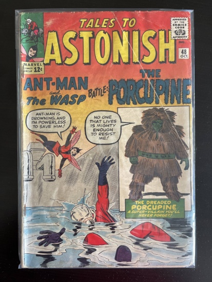 Tales to Astonish Comic #48 Marvel 1963 Silver Age Ant-Man and the Wasp Key 1st Appearance of Porcup