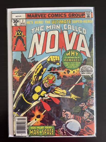The Man Called Nova Comic #7 Marvel 1977 Bronze Age