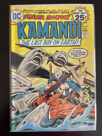 Kamandi The Last Boy on Earth Comic #25 DC 1975 Bronze Age