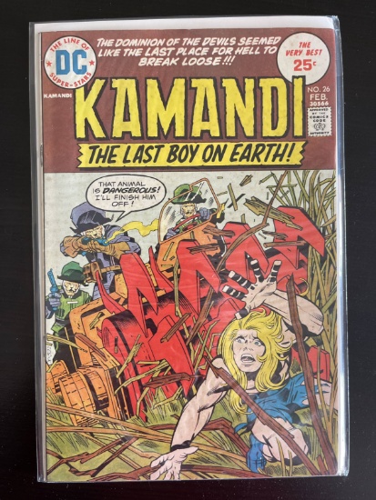 Kamandi The Last Boy on Earth Comic #26 DC 1975 Bronze Age