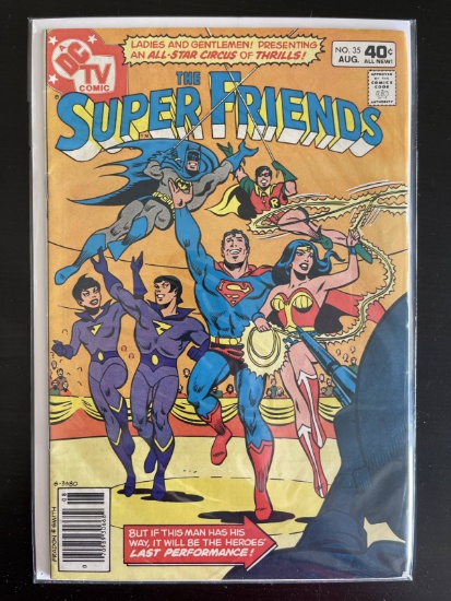 The Super Friends Comic #35 DC 1980 Bronze Age
