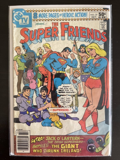The Super Friends Comic #37 DC 1980 Bronze Age