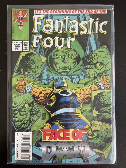 Fantastic Four Comic #380 Marvel 1993 Face of Doom