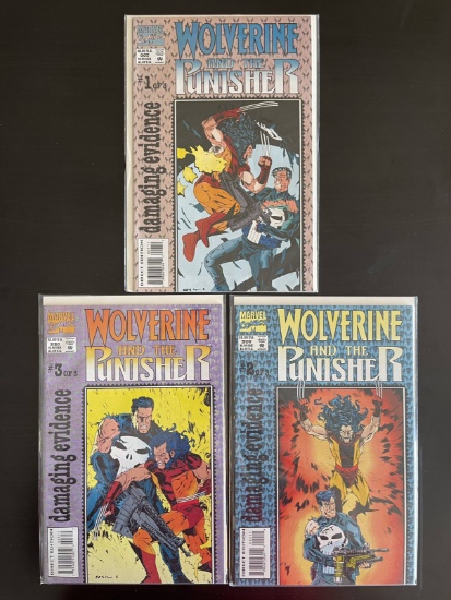 Wolverine and the Punisher Comic #1-3 Marvel
