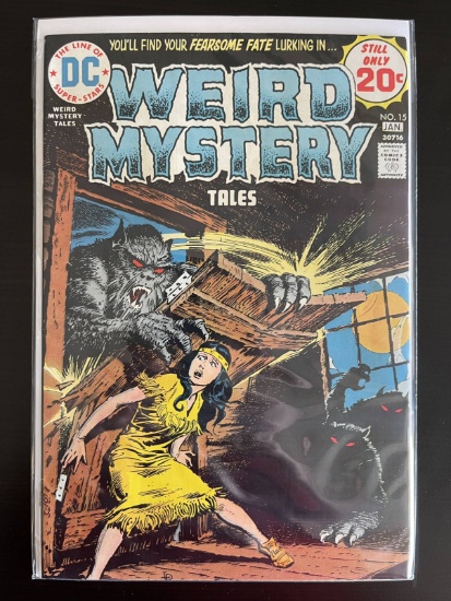 Weird Mystery Tales Comic #15 Marvel 1975 Bronze Age Last 20 Cent Cover Price