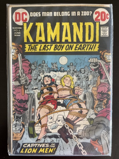 Kamandi Comic #6 DC Comics 1973 Bronze Age 20 Cents Jack Kirby Mike Royer
