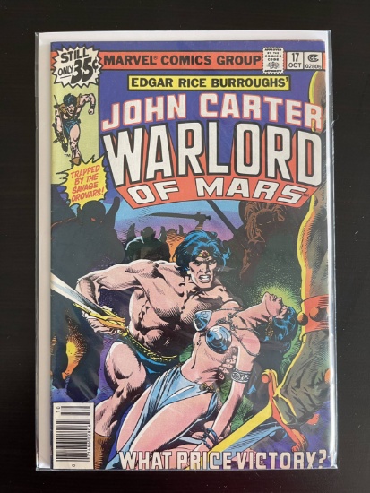 John Carter, Warlord of Mars Comic #17 Marvel 1978 Bronze Age