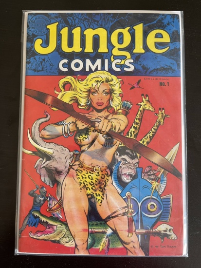 Jungle Comics #1 Blackthorne Publishing 1988 Copper Age Sheena Kaanga Dan Stevens Cover