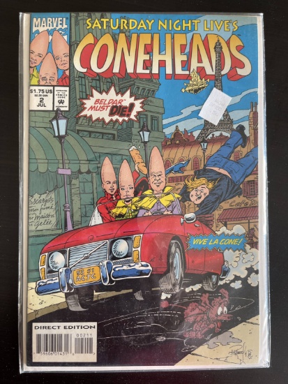 Saturday Night Lives CONEHEADS Comic #2 Marvel 1994 Dan Ackroyd Jane Curtain