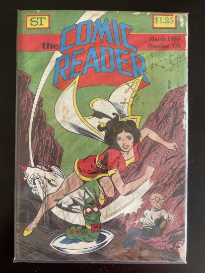 Comic Reader #178 Street Enterprises 1980 Bronze Age Mary Marvel  Red Tornado