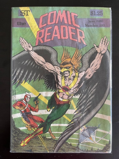Comic Reader #180 Street Enterprises 1980 Bronze Age Hawkman Adam Strange James Bond 007