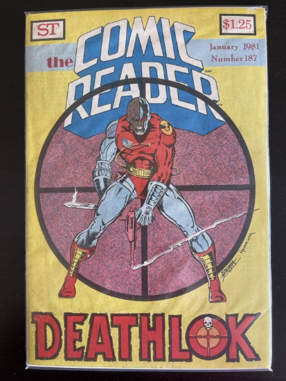 Comic Reader #187 Street Enterprises 1981 Bronze Age Deathlok Superman Dailies