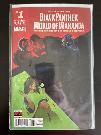 Black Panther World of Wakanda Comic #1 Marvel 2017 Key 1st Appearance of Mistresss Zola