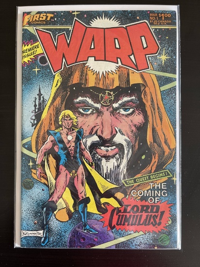 Warp Comic #1 First 1983 Bronze Age