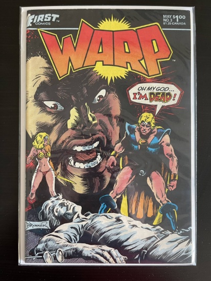 Warp Comic #3 First 1983 Bronze Age