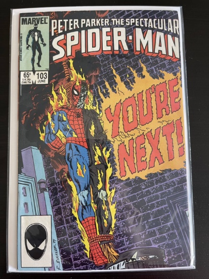 The Spectacular Spider-Man Comic #103 Marvel 1985 Bronze Age