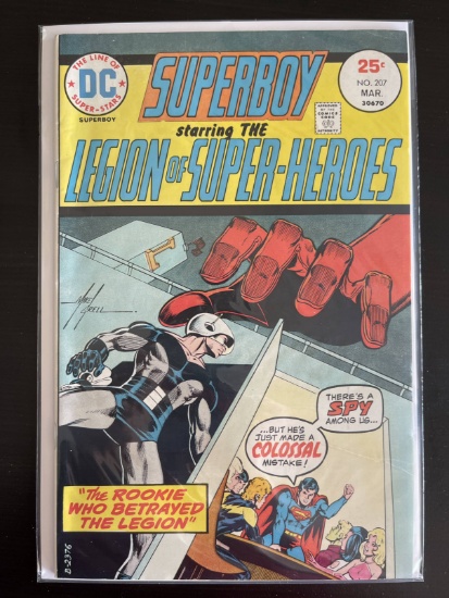 Superboy Comic #207 DC 1975 Bronze Age Legion of Super-Heroes