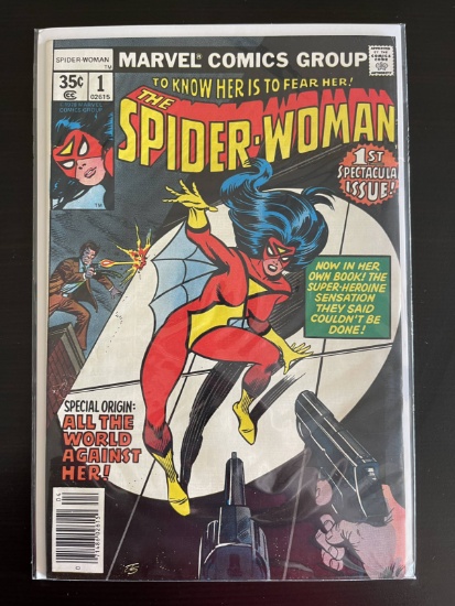 The Spider-Woman Comic #1 Marvel 1978 Bronze Age Key Debut of new costume and origin of Spider-Woman